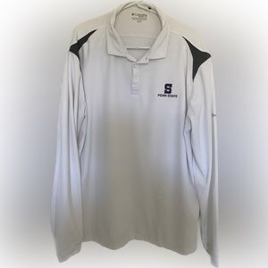 Penn State Columbia Long Sleeve Collared Shirt/Polo